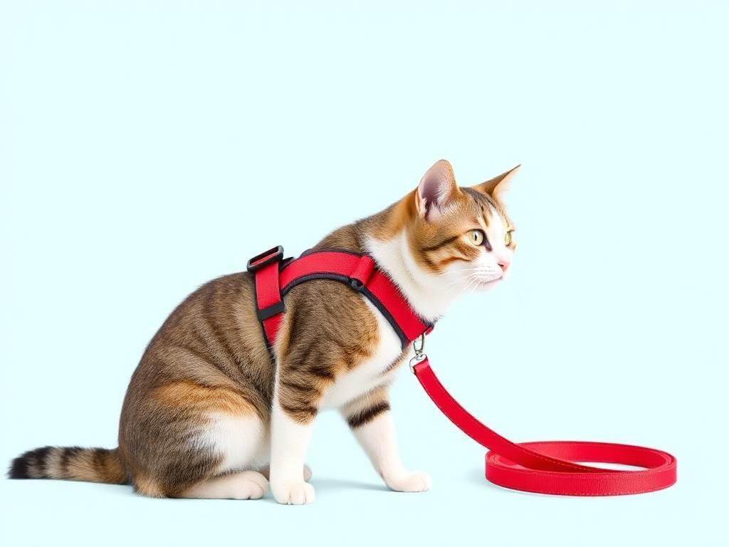 Adjustable Cat Harness and Leash Set