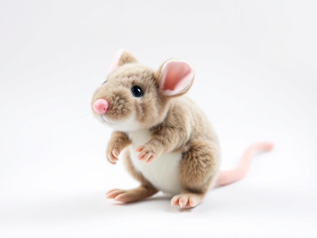 Catnip Infused Plush Mouse Toy