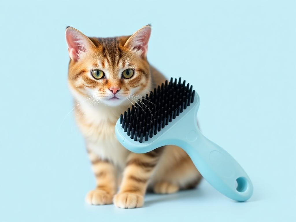 Self-Cleaning Slicker Brush for Cats